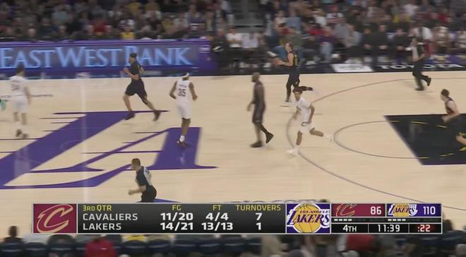 湖人击败骑士稳固西部第三地位