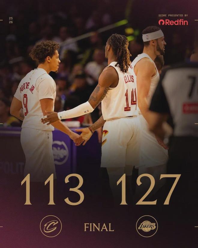 湖人击败骑士稳固西部第三地位